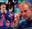 Raphinha (izquierda) y Hansi Flick (derecha), son junto a Lamine Yamal y Pedri las caras más visibles del actual FC Barcelona. FOTO: <b>X Raphinha_11b y FCBarcelona</b>