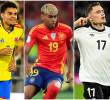 Las delegaciones de los países clasificados formalizaron ante la Fifa los 26 futbolistas que disputarán el torneo, definiendo una renovación profunda tanto en la Selección Colombia como en las potencias de Europa y Sudamérica. FOTO: FCF, Getty y Bundesliga