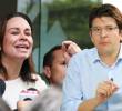 Maria Claudia Tarazona, esposa del fallecido senador Miguel Uribe. Foto: Colprensa y El Colombiano.