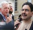 Expresidente Álvaro Uribe y el candidato Iván Cepeda. Foto: Colprensa
