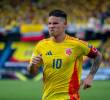 El futbolista colombiano James Rodríguez llegó a la Copa América del 2024 con apenas 8 partidos disputados en Sao Paulo. <span class=mln_uppercase_mln>FOTO</span> <b><span class=mln_uppercase_mln>Juan Antonio Sánchez</span></b>