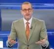 Augusto Thorndike durante la transmisión en vivo en la que atacó al camarógrafo. Foto: Captura de video Willax Televisión,