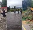 Las lluvias e inundaciones podrían continuar en los próximos días. FOTOS: CAPTURAS DE PANTALLA Y GOBERNACIÓN.