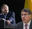 Presidente Gustavo Petro y el magistrado del CNE, Álvaro Hernán Prada. Foto: Colprensa