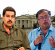 Nicolás Maduro se ha reunido en ocho ocasiones con el presidente Gustavo Petro. FOTOS COLPRENSA Y GETTY