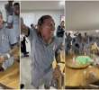 Dayro Moreno celebró de forma anticipada los 40 años junto con sus compañeros de Once Caldas tras la victoria por liga ante Envigado de local. FOTO: Captura video redes sociales @juanfcastano16