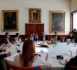 El encuentro contó con la participación de las principales cabezas del Estado colombiano, entre ellos, Petro y el presidente del Senado. <b><span class=mln_uppercase_mln> </span></b>FOTO<b><span class=mln_uppercase_mln> Presidencia</span></b>