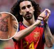 El internacional y campeón del mundo con España compartió el proceso en su cuenta de Instagram, desatando la reacción de figuras como Carlos Alcaraz y Mikel Merino. FOTO: Tomada de las redes sociales @cucurella3 y Getty