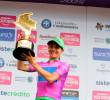 Diana Peñuela fue campeona por puntos y de la general de la Vuelta a Colombia. FOTO CORTESÍA FEDECICLISMO