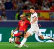 El extremo Lamine Yamal anotó uno de los goles con los que España accedió a su tercera final de Nations League consecutiva. FOTO: TOMADA DEL X DE @SEFutbol