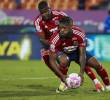 Los futbolistas Léyser y Francisco Chaverra son titulares con Medellín en el duelo ante Fortaleza. FOTO: MANUEL SALDARRIAGA