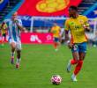 El delantero antioqueño Jhon Jáder Durán, de 23 años, ha marcado 3 goles con la Selección Colombia de mayores. Foto: Juan Antonio Sánchez