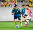 El volante colombiano James Rodríguez disputó 62 minutos en la derrota 1-2 de Colombia contra Croacia. Foto: Getty