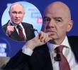 Gianni Infantino, presidente de la Fifa, ha intercedido por el regreso de Rusia a las competencias internacionales, pues fue vetada tras la invasión del gobierno de Putin a Ucrania. Fotos: Getty Images