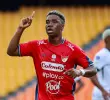 El jugador Jhon Montaño fue uno de los que anotó gol con el DIM en la victoria ante Tolima en Ibagué, los otros dos tantos fueron de Daniel Cataño y Juan José Córdoba. FOTO MANUEL SALDARRIAGA