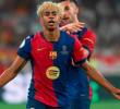 El futbolista Lamine Yamal juega para el Barcelona y la Selección de España. El 13 de julio cumplirá 18 años. FOTO: AFP