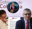 Gustavo Petro recibió de parte del expresidente César Gaviria una carta con recomendaciones para su encuentro con Donald Trump. Fotos: Colprensa, Getty Images y Partido Liberal