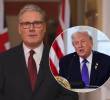 Keir Starmer confirmó en un video a través de sus redes sociales la autorización a Donald Trump para el uso de sus bases militares. Fotos: Captura de video y Getty Images