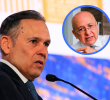 El proyecto lo estaría preparando el despacho del ministro de Defensa, Eduardo Montealegre (círculo destacado). Cepeda dijo que se manda un “mal mensaje” a las víctimas. FOTOS: Colprensa y tomada de X @EfrainCepeda
