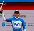 El ciclista colombiano Nairo Quintana consiguió su tercer título en la Vuelta a Asturias. Foto: tomada del x de @Movistar_Team