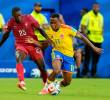 El chocoano Jhon Arias volvió a exhibir su fútbol dinámico. Fue uno de los hombres más destacados de la Selección. <span class=mln_uppercase_mln>FOTO</span> <b><span class=mln_uppercase_mln>juan a. sánchez</span></b>
