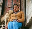 Blanca Pardo, campesina de 72 años y madre de seis hijos, en su casa en una vereda de San Bernardo, Nariño. Murió el 29 de agosto, tras ser abusada sexualmente. FOTO ARCHIVO PARTICULAR