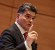 Bogotá. Enero 16 de 2025. Tras su presentación oficial, Gregorio Eljach Pacheco ofreció sus primeras declaraciones a los medios como nuevo Procurador General de la Nación. (Colprensa - Catalina Olaya)