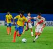 El extremo derecho Cristian David Flórez Palacios durante el Sudamericano Sub-17 disputado en Colombia, y en el que la Tricolor terminó como subcampeona al perder por penales contra Brasil. <span class=mln_uppercase_mln>FOTO</span> <b><span class=mln_uppercase_mln>cortesía fcf</span></b>