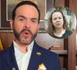 Abelardo de la Espriella, candidato presidencial, y Adriana Cely, hermana de Rosa Elvira. Foto: capturas de video