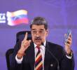 <span class=mln_uppercase_mln> Nicolás</span><b><span class=mln_uppercase_mln> Maduro dijo que la aplicación estará integrada con la Fuerza Armada Nacional Bolivariana (FANB) de Venezuela. FOTO: Getty</span></b>