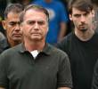 Jair Bolsonaro se encuentra en un complejo policial tras haber intentado romper tu tobillera de monitoreo. Foto: AFP
