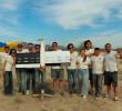 El equipo de la UPB recibió elogios de sus pares internacionales por su desempeño en la competencia. FOTO: CORTESÍA