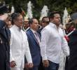 El expresidente salió de la Casa de Nariño el 7 de agosto junto con dos de sus hijos. FOTO: Colprensa
