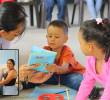 Niños y madres beneficiarios del programa Arrullos en Antioquia. FOTO: Cortesía