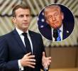 Emmanuel Macron, presidente de España, ha sugerido usar este instrumento para contrarrestar las amenazas arancelarias de Trump. Fotos: Getty Images y AFP