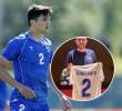 El camarógrafo salió lesionado tras una acción al minuto 33 donde Khusanov fue a cortar a Luis Díaz. Fotos: Getty Images y tomada de @thomasbullock_
