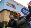 Corferias es uno de los recintos con mayor afluencia de votación en Bogotá. FOTO: Colprensa