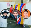 Jennifer Pedraza, Lina Garrido, Julio Chagüí y Juan David Duque, candidatos de las listas analizadas para esta entrega. Foto: Juan Antonio Sánchez.