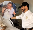 Stephany Echavarría recibió a su hija en brazos a la salida de la Fundación Valle de Lili, en Cali. Foto: Captura de video Presidencia y @noticieronoti5