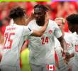 El seleccionado de Canadá se unió a Estados Unidos y México como los anfitriones que clasificaron a 16avos de final. Foto: tomada del x de @FifaWorldCup