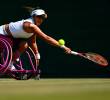 María Angélica Bernal, colombiana en silla de ruedas que disputará mañana la final de Wimbledon. <b><span class=mln_uppercase_mln> </span></b>FOTO<b><span class=mln_uppercase_mln> getty</span></b>