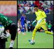 Franco Armani de Atlético Nacional y Pedro Gallese del Deportivo Cali. FOTOS: <b>Juan Antonio Sánchez y Getty</b>