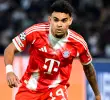 El futbolista colombiano Luis Díaz suma 26 goles y 20 asistencias en esta temporada con el Bayern Múnich de Alemania. FOTO: Getty