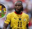 Aunque el gol todavía se le resiste en territorio estadounidense, Antoine Semenyo sostiene con argumentos numéricos y futbolísticos la confianza colectiva de su selección, antes de enfrentar a Colombia. FOTO: Juan Antonio Sánchez y Getty