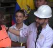 Abelardo de la Espriella hizo varios anuncios desde Quibdó acompañado de empresarios y banqueros, además de compartir con la comunidad. Foto: Captura de pantalla video Presidencia.
