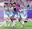 Argentina sufrió para clasificar a las semifinales del Mundial-2026. En la prórroga en cuartos, y tras empatar 1-1 en los 90 minutos contra Suiza, que había eliminado a Colombia, lo derrotó 3-1. FOTO <b>GETTY</b>