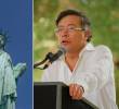 El presidente Gustavo Petro insistió con su idea de una Estatua de la Libertad en Colombia desde Santa Marta. Fotos: Juan Antonio Sánchez y Presidencia