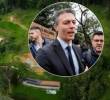 Aguas Vivas, ubicado en El Poblado, tiene una extensión de 142.000 metros cuadrados, de los cuales el 70% es suelo rural con restricciones de reserva forestal. Sebastián Gómez dice que Quintero quería cambiar su destinación. Ahora buscarán que sea un parque. FOTO Manuel Saldarriaga e imagen tomada de redes.