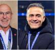 Con la revelación oficial de los candidatos al Premio Johan Cruyff 2026, la contienda por definir al mejor DT de la temporada se transformó, en la práctica, en un monólogo de la pizarra española. FOTO: Getty y tomada de redes sociales Arsenal, PSG, Aston Villa y España