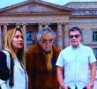 De izquierda a derecha: el expresidente Gustavo Petro, la exconsejera para las regiones Sandra Ortiz, el exdirector de la DNI Jorge Lemus y el esmeraldero asesinado “Pedro Pechuga”, que se habría reunido con Petro más de una vez. <b> </b>FOTO:<b> Colprensa y El Colombiano</b>